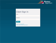 Tablet Screenshot of mysteryapplicant.net